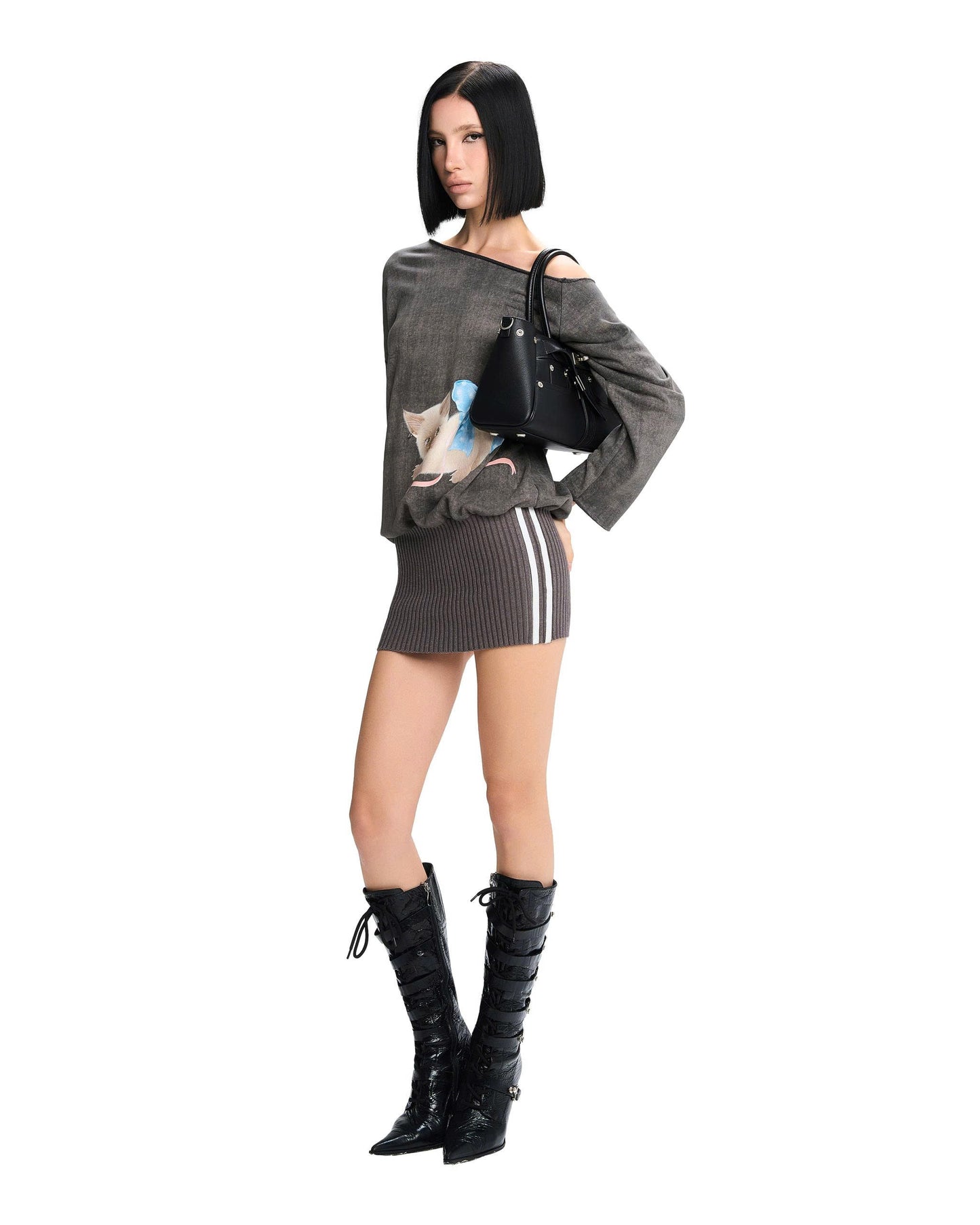 L SOUL Ling Dress Grey