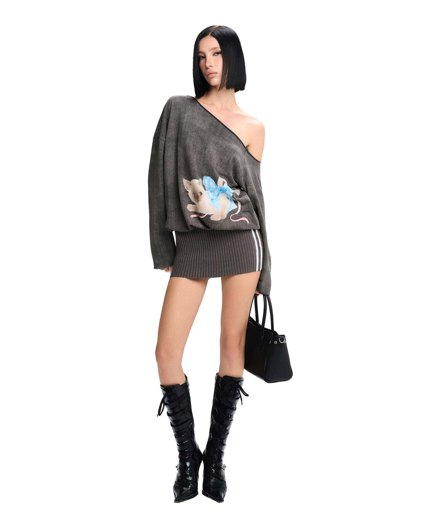 L SOUL Ling Dress Grey