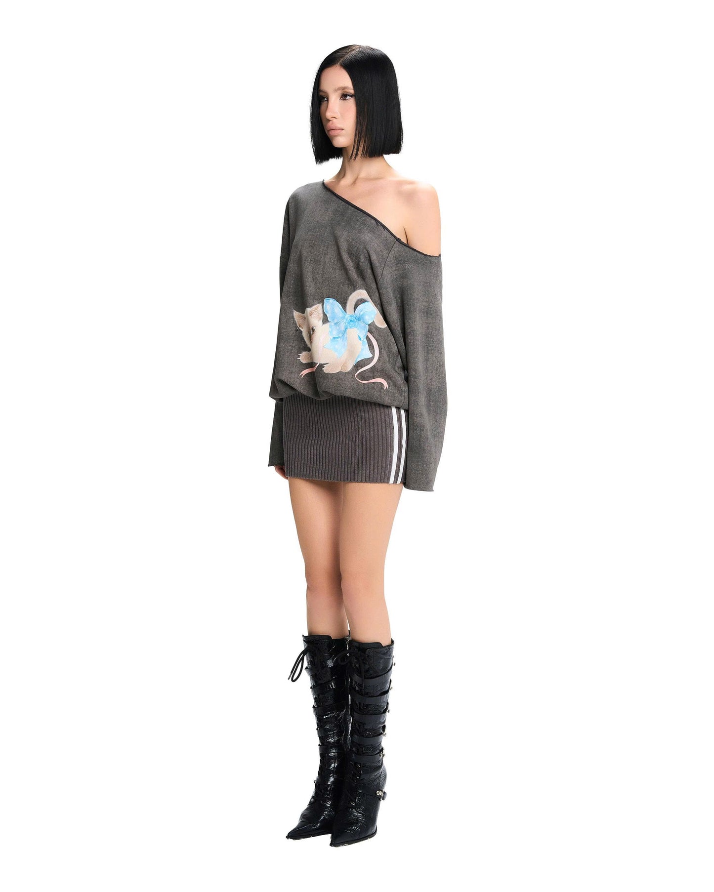 L SOUL Ling Dress Grey