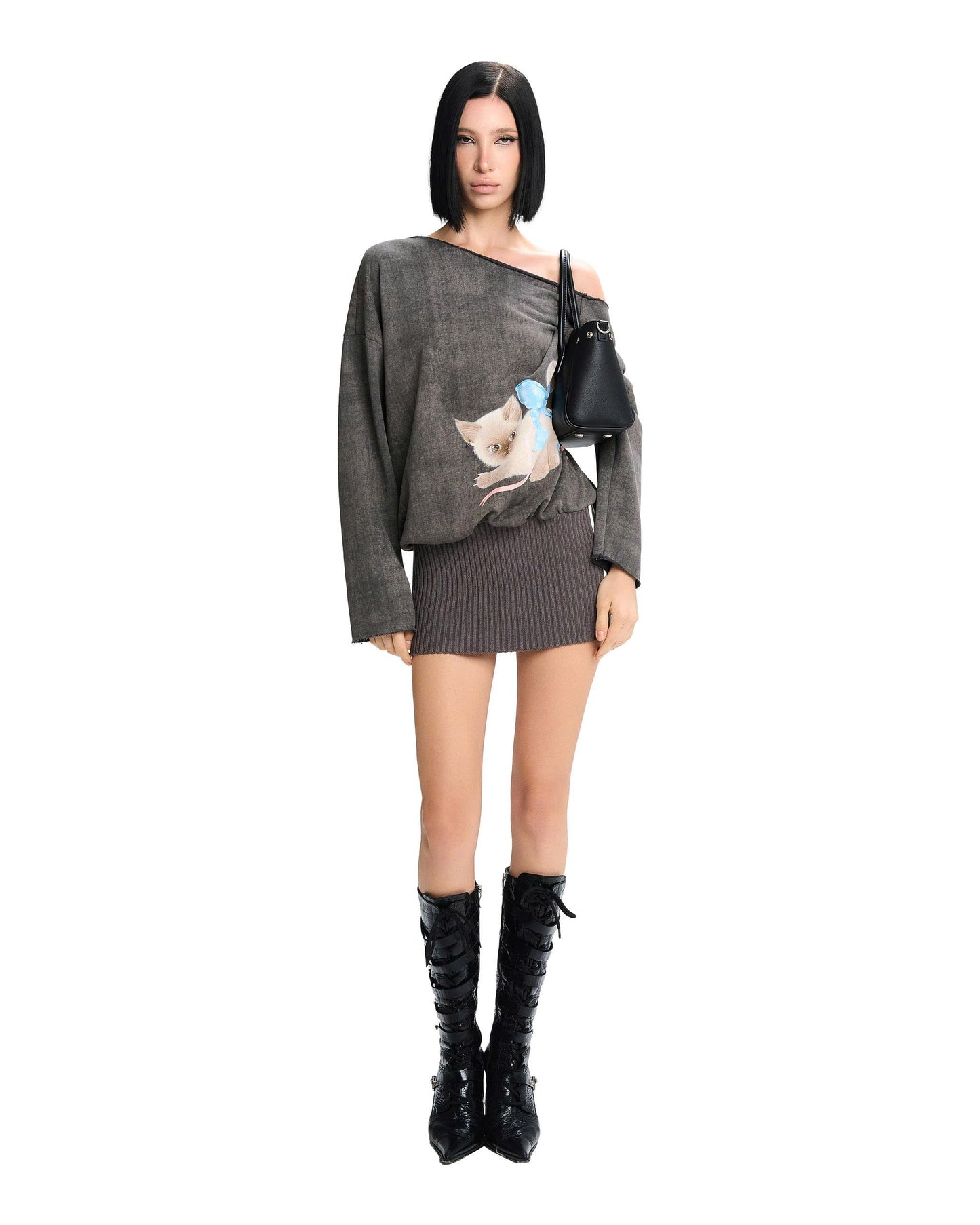 L SOUL Ling Dress Grey