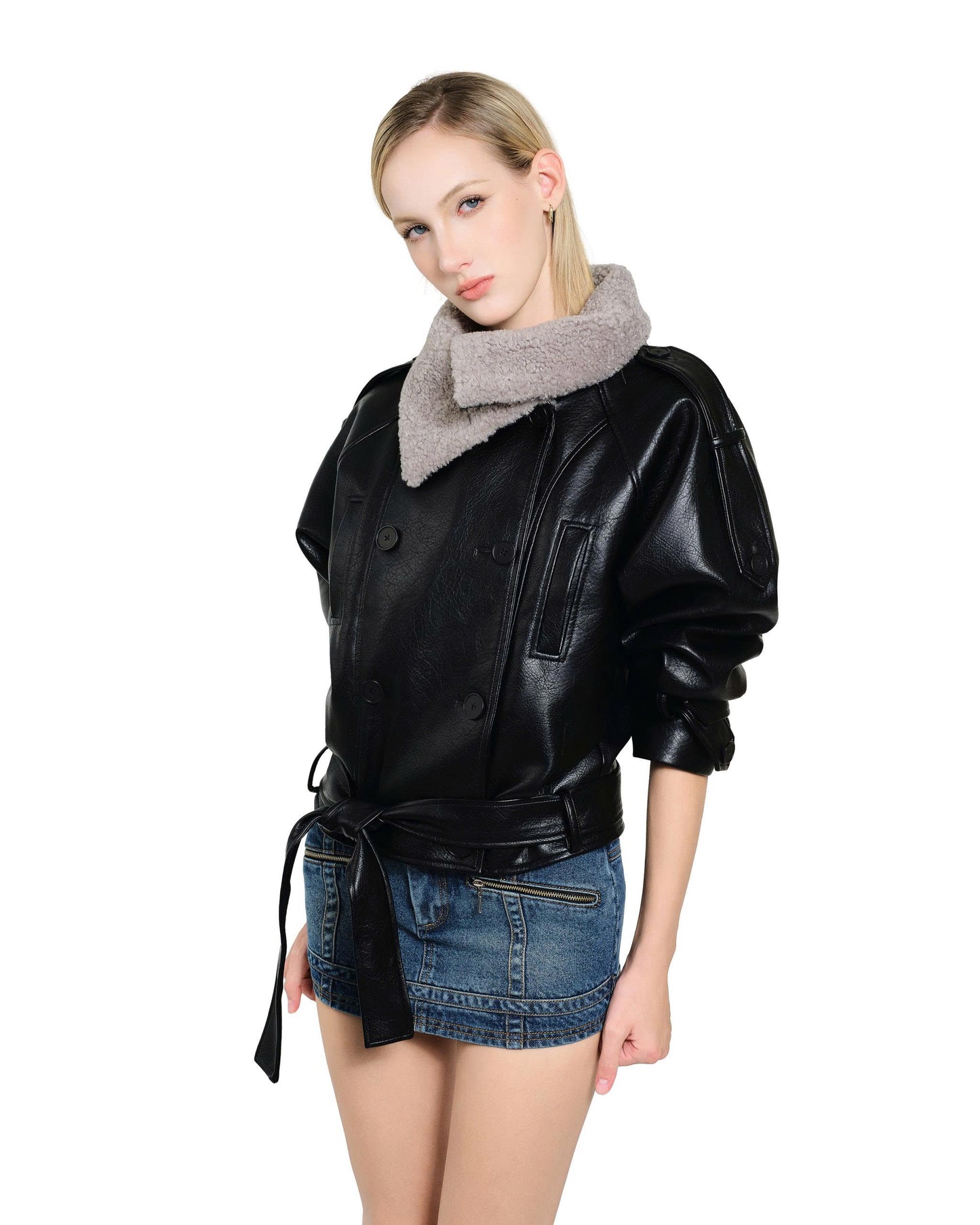 L SOUL Merlot Jacket Black