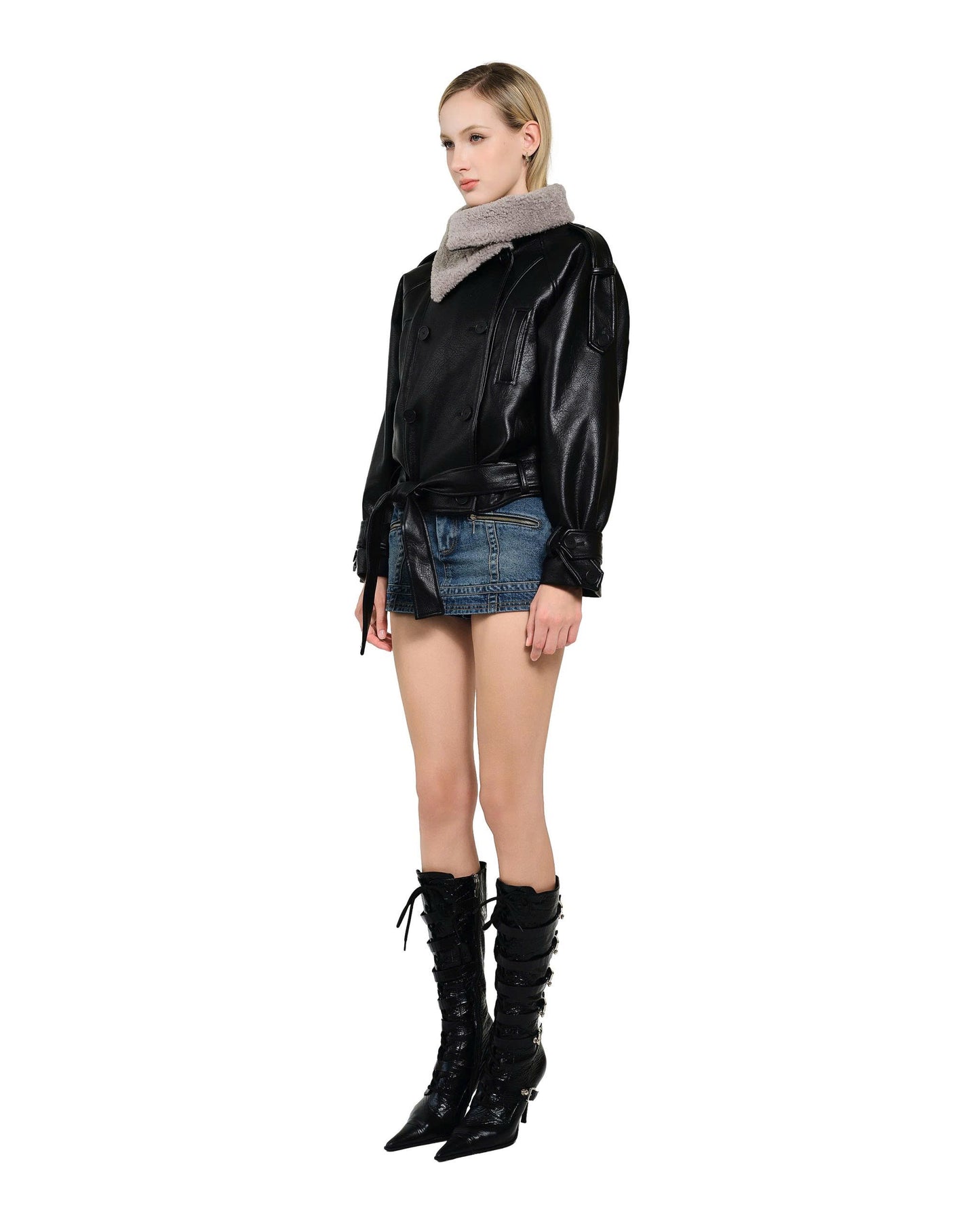 L SOUL Merlot Jacket Black