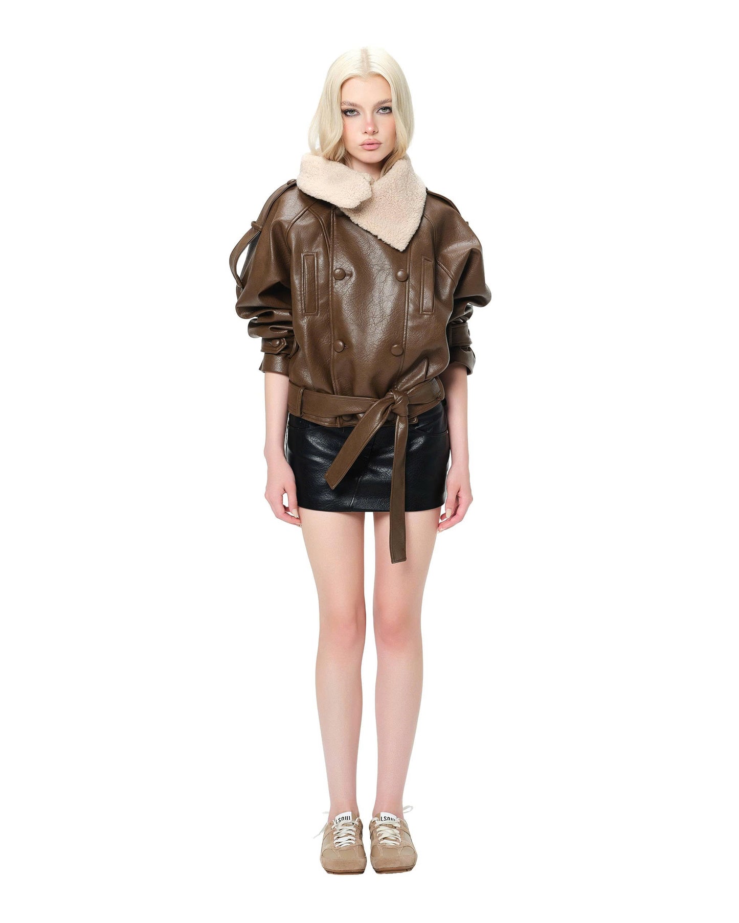L SOUL Merlot Jacket Brown