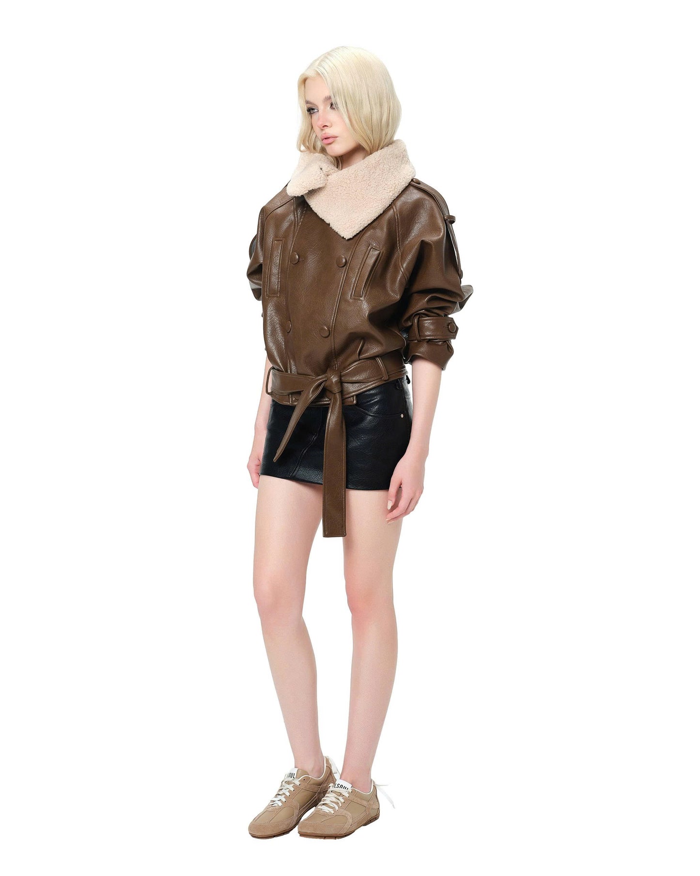 L SOUL Merlot Jacket Brown
