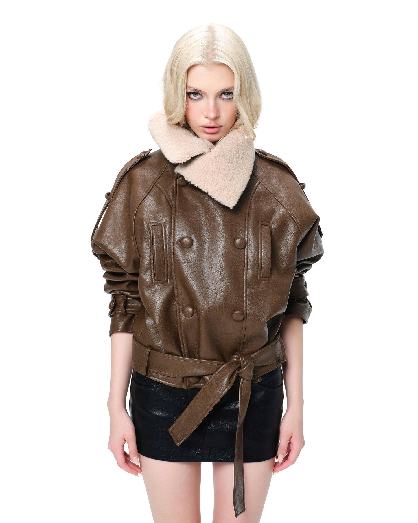 L SOUL Merlot Jacket Brown