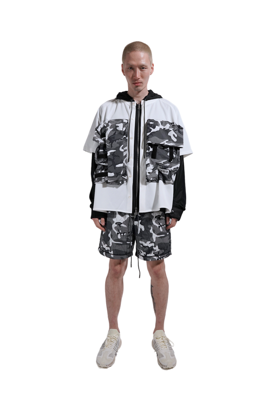 MHRS Tactical Raglan Woven Tee White Camo