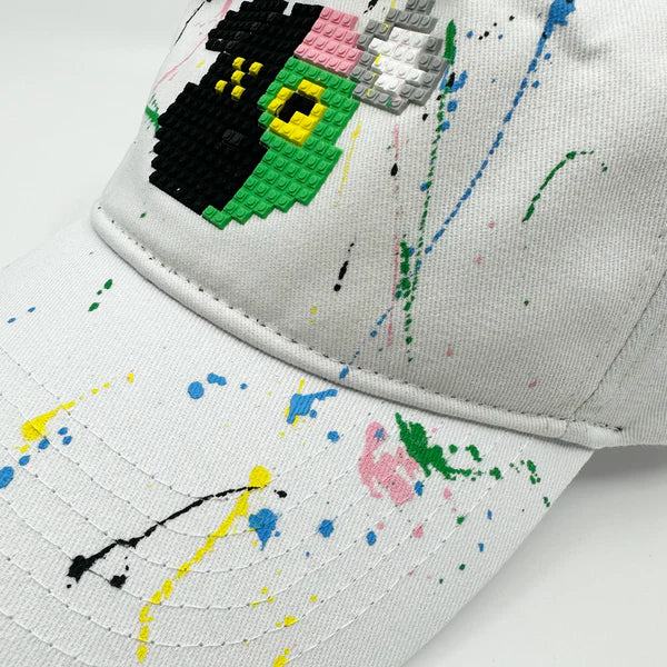 MHRS 8-BIT 2 Face Bear Painted Hat