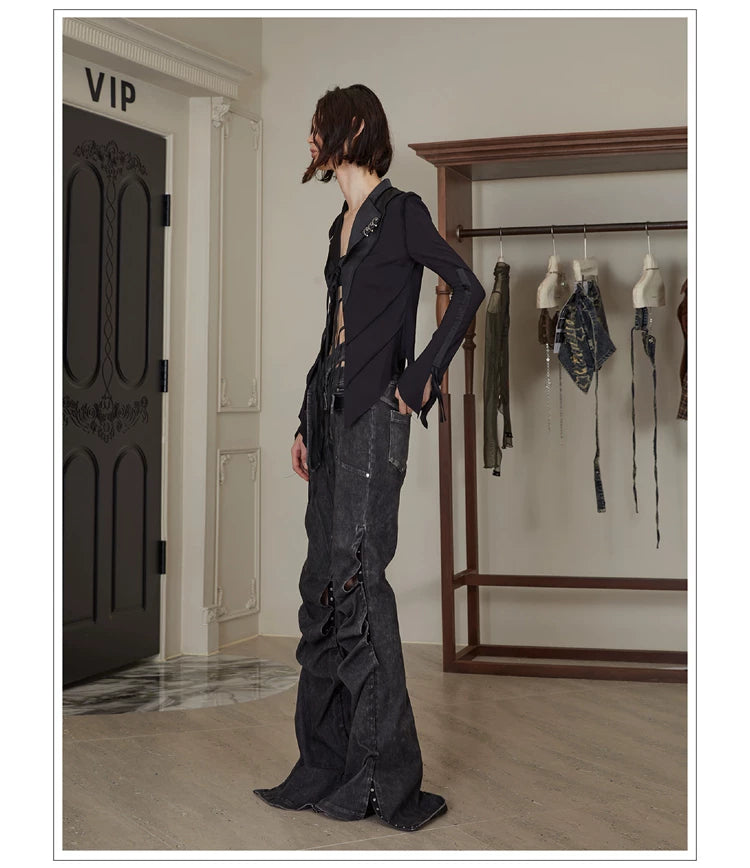 24ANS Tie-Neck Shirt