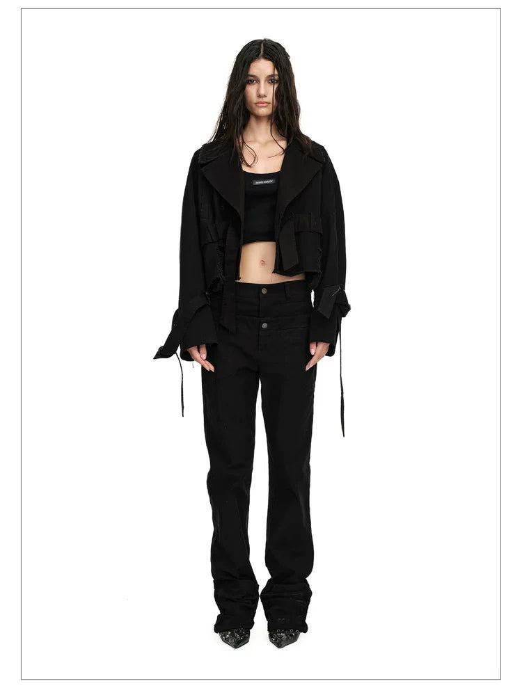 24ANS Short Denim Windbreaker