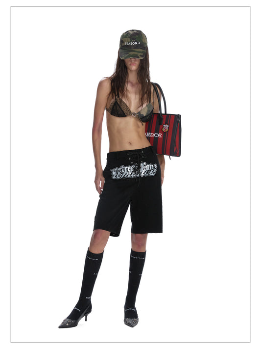 24ANS Lace-Up Front Breathable Sweatpants