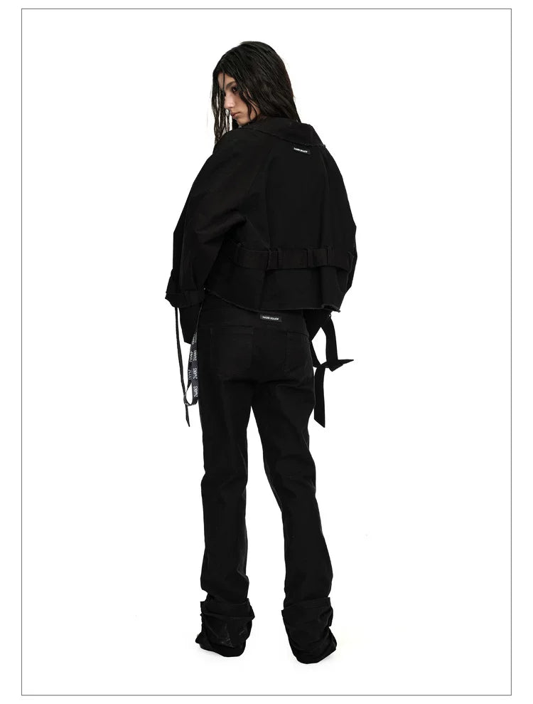 24ANS Short Denim Windbreaker
