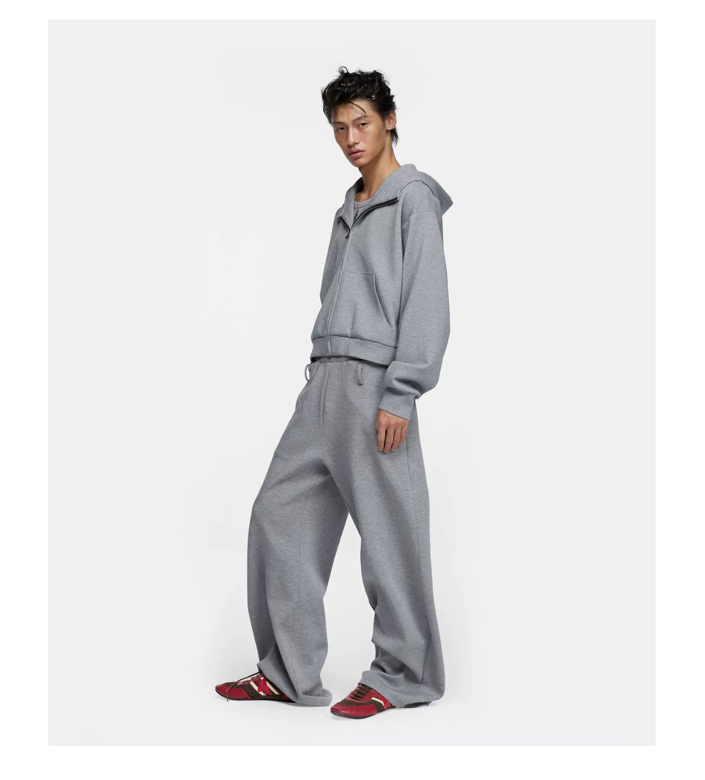 24ANS Hoodie Set  Sweatpants Grey