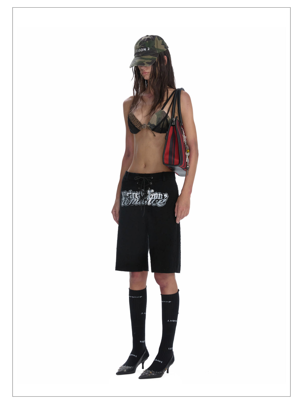 24ANS Lace-Up Front Breathable Sweatpants