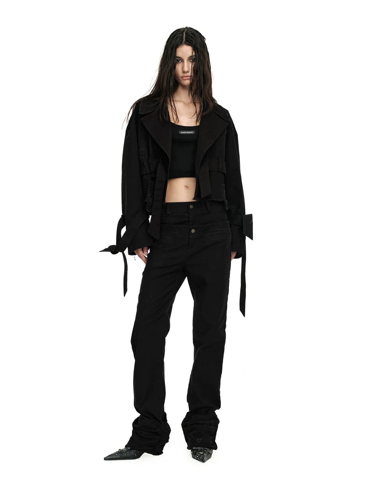 24ANS Short Denim Windbreaker