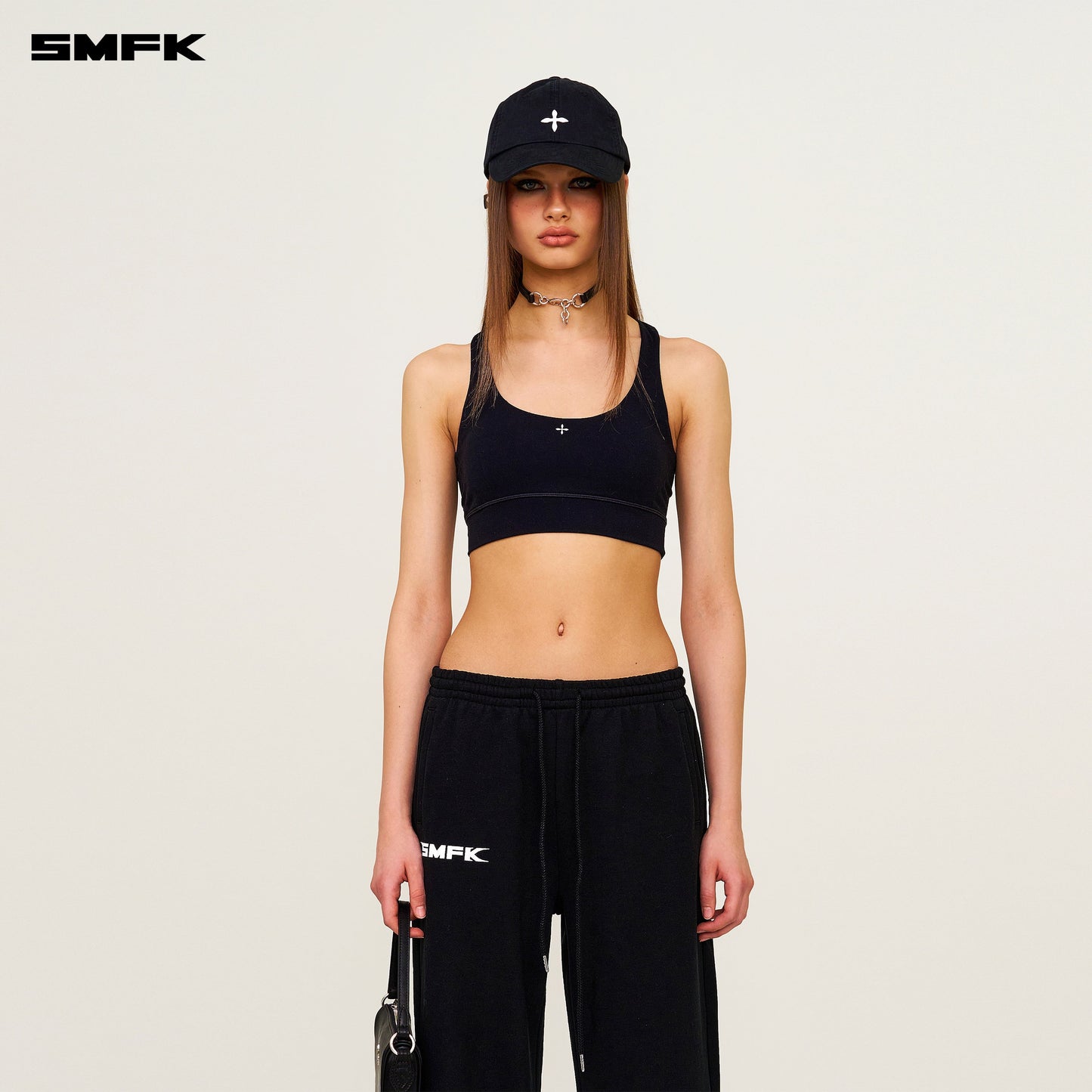 SMFK FUTURE Gene Wide-Leg Sweatpants In Black