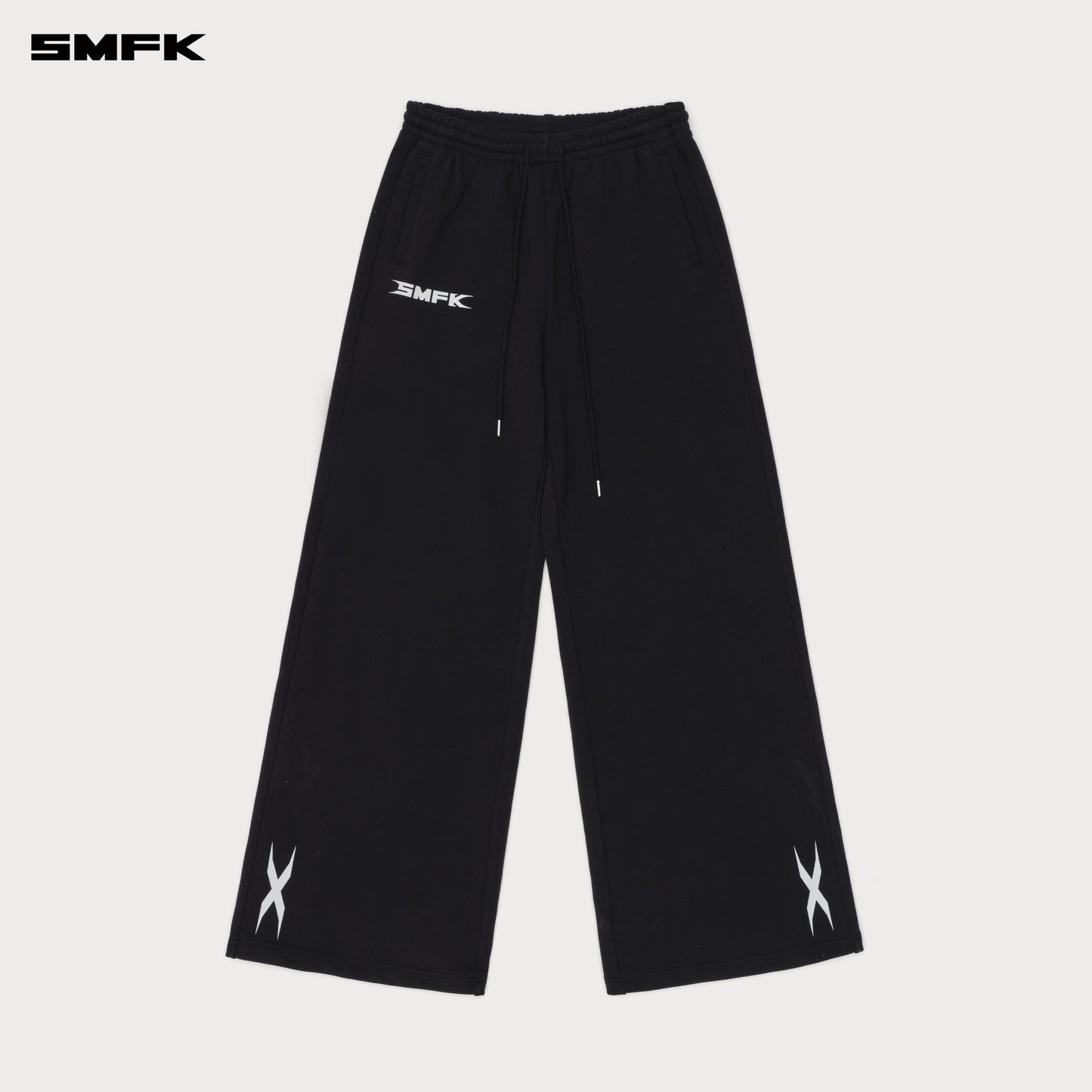 SMFK FUTURE Gene Wide-Leg Sweatpants In Black