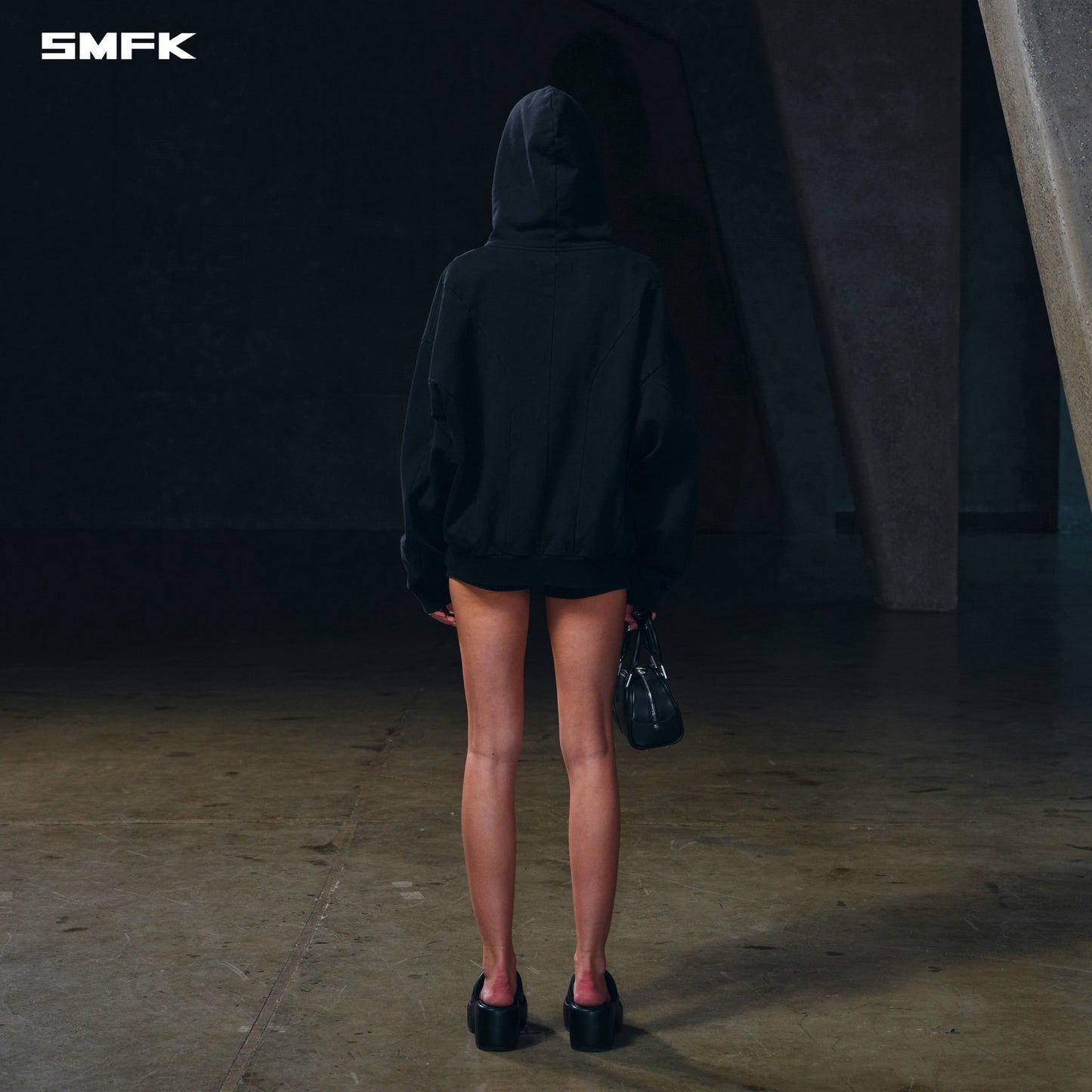 SMFK Wild Mirage Skinny Denim Shorts/E-Cotton Wild Black