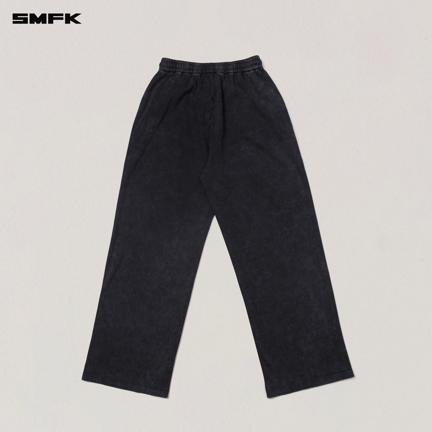 SMFK Vintage - Savage Straight Sports Pants/Fade Dye Wild Black