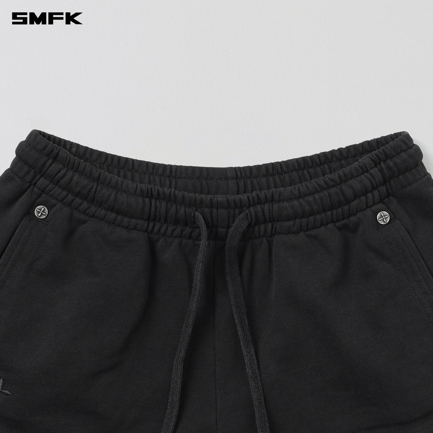 SMFK Vintage Muse Tower Sports Pants/Cotton Vanish Black