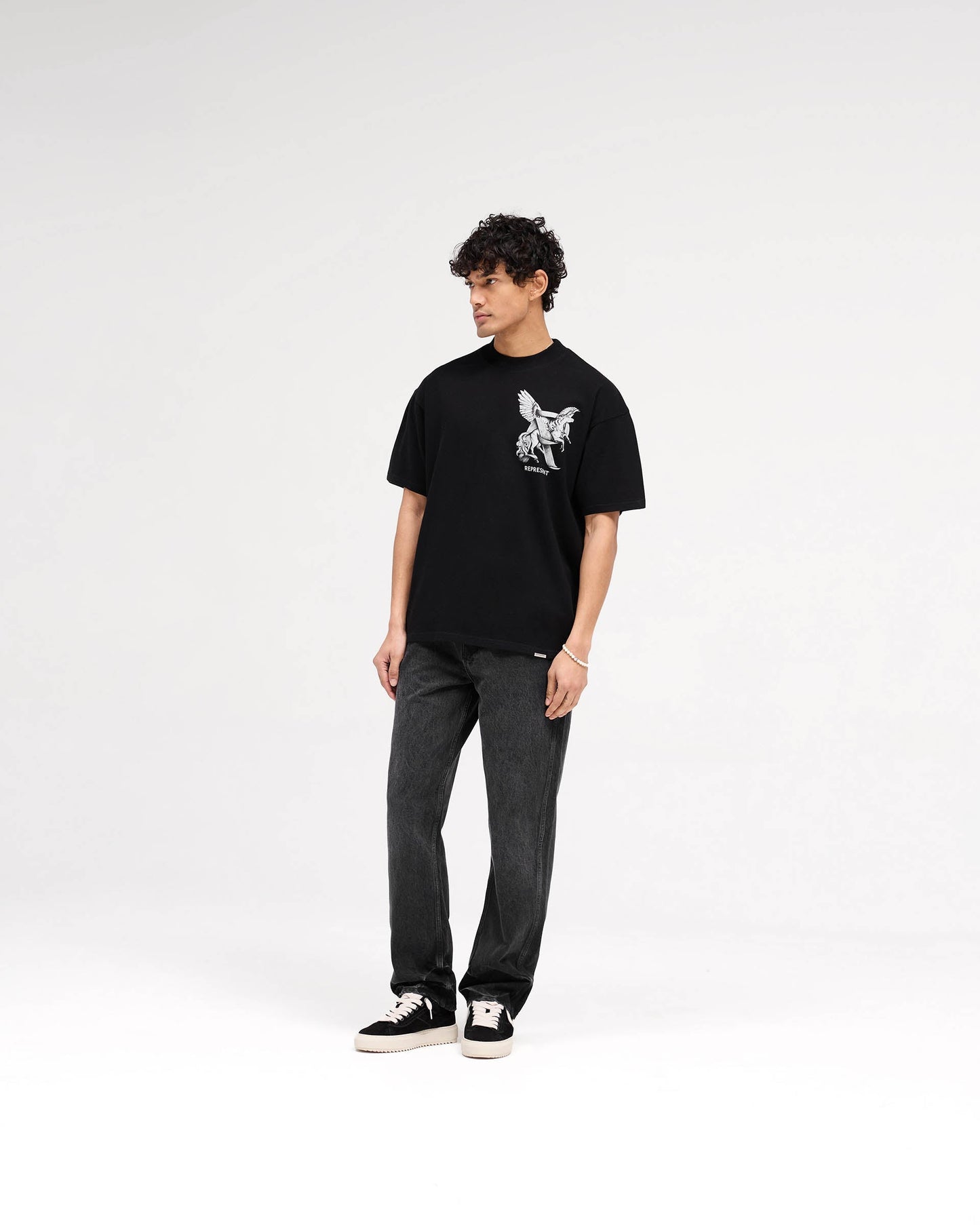 REPRESENT Elegance In Motion T-shirt Jet Black