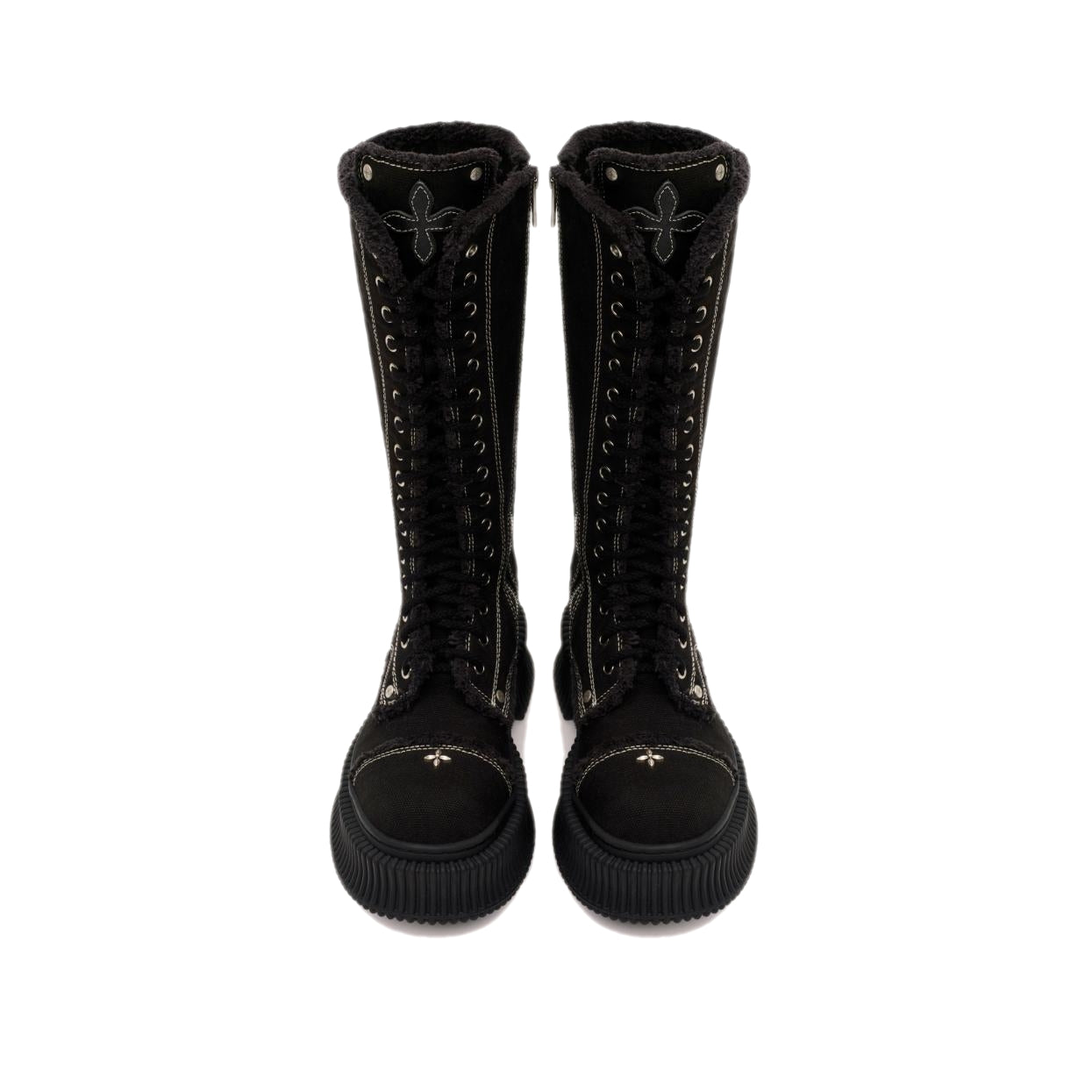 SMFK Compass Desert Black Cookies High Boots