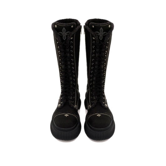 SMFK Compass Desert Black Cookies High Boots