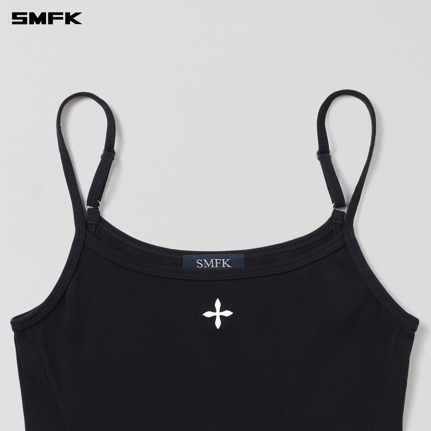 SMFK Vintage Rove Fade Camisole/Cotton Garment Dye Wild Black
