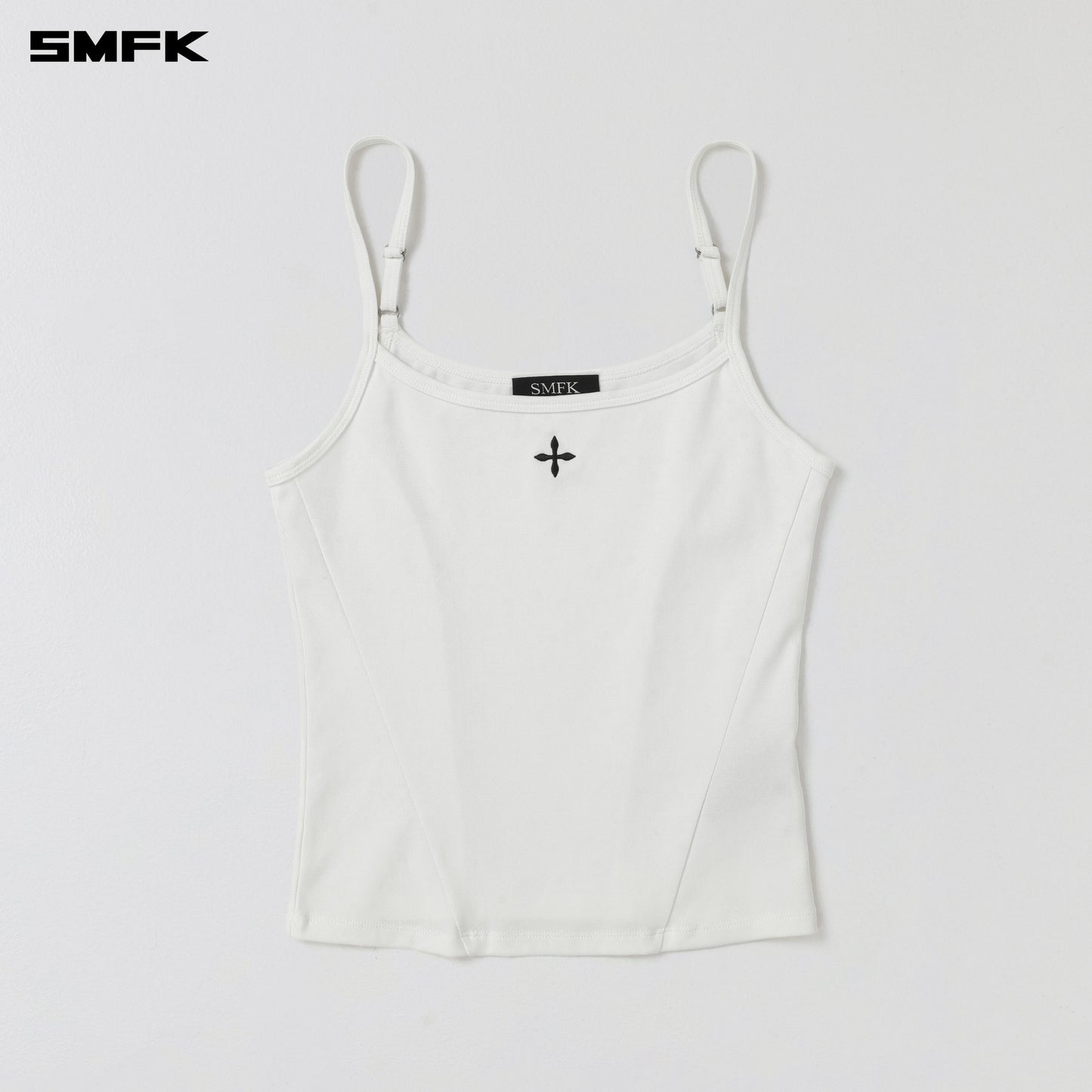 SMFK Vintage Rove Fade Camisole/Cotton Garment Dye Cloud White