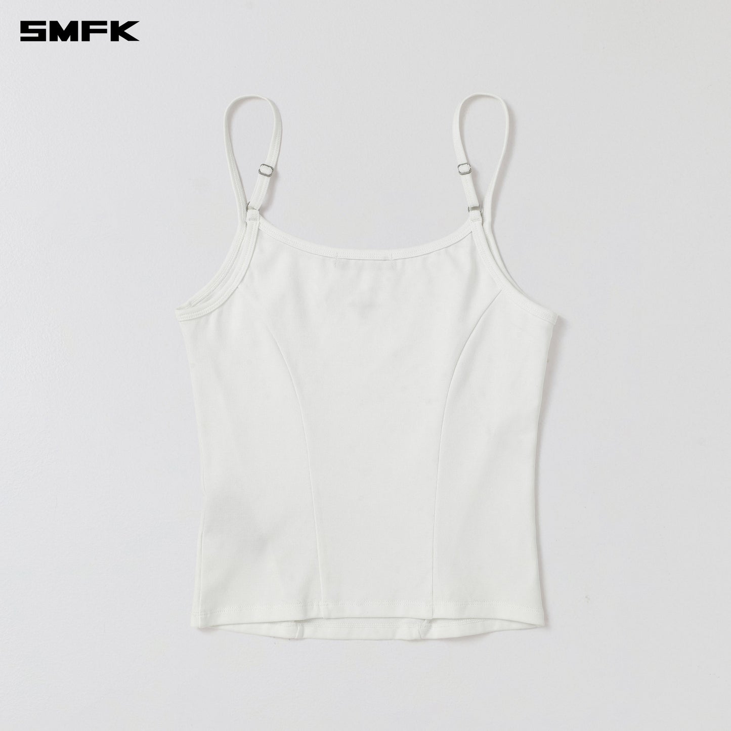 SMFK Vintage Rove Fade Camisole/Cotton Garment Dye Cloud White