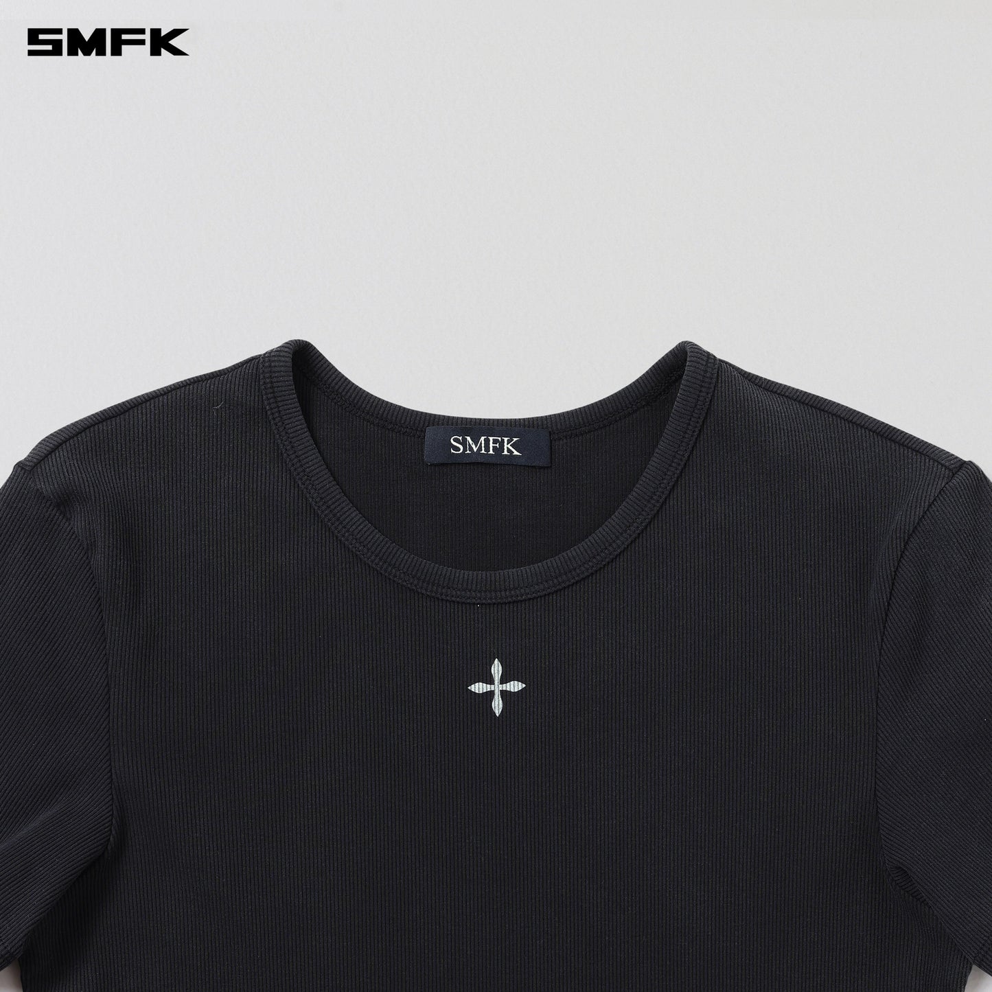 SMFK Vintage Vanish Silk Tee/Garment Dye Vanish Black