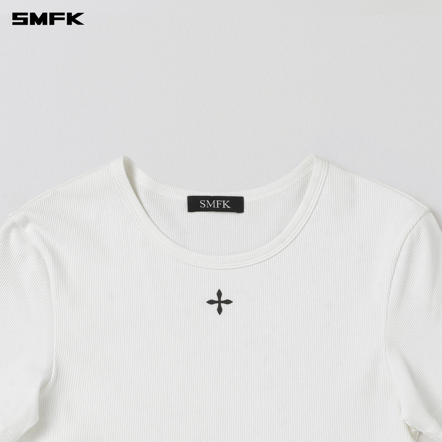 SMFK Vintage Vanish Silk Tee/Garment Dye Cloud White