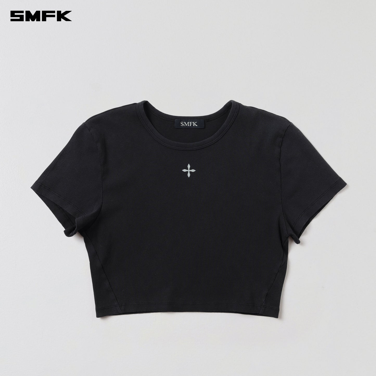 SMFK Vintage Vanish Silk Short Tee/Garment Dye Vanish Black