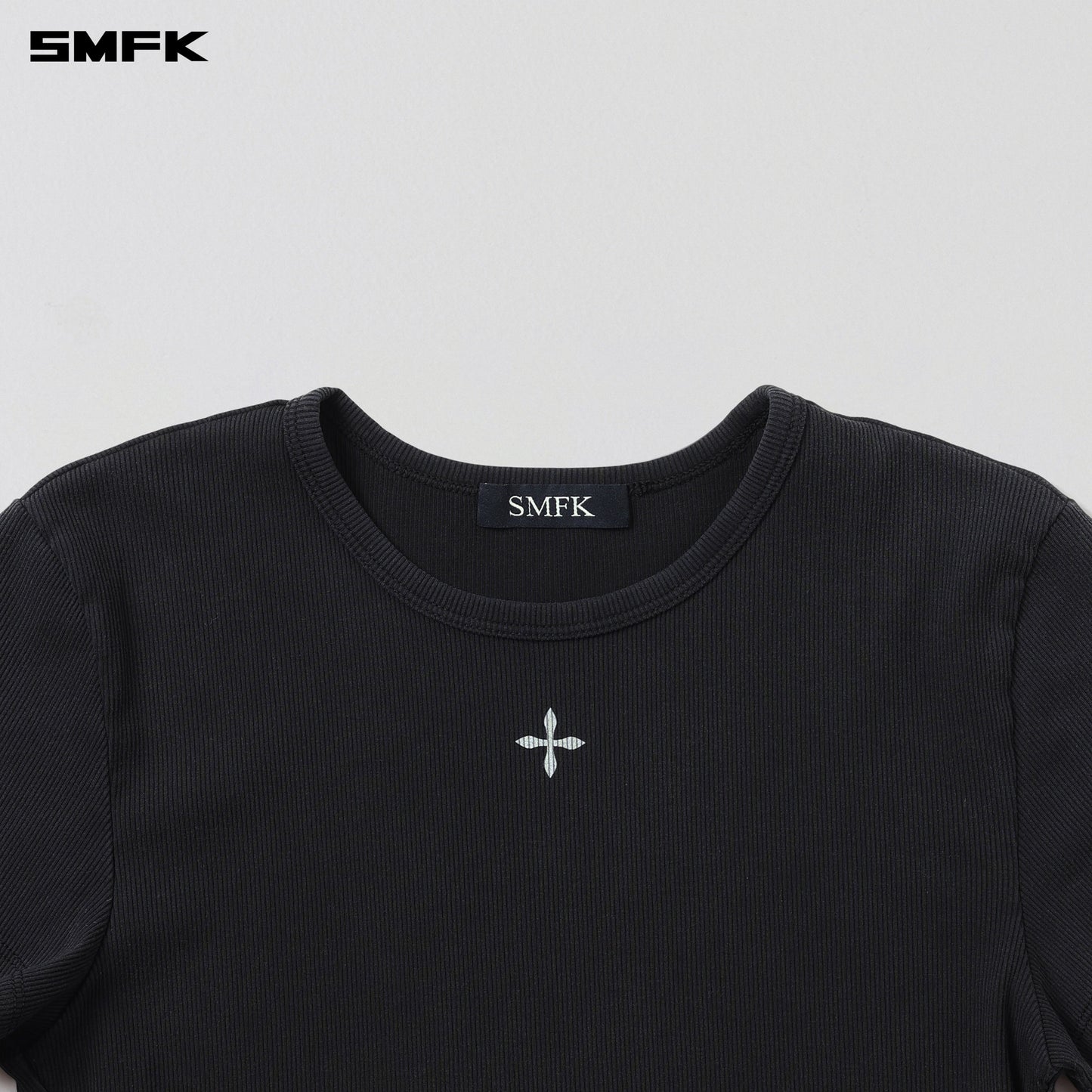 SMFK Vintage Vanish Silk Short Tee/Garment Dye Vanish Black