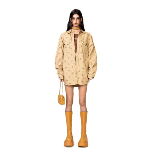 SMFK Compass Garden Wide Cargo Shirt Desert Garden