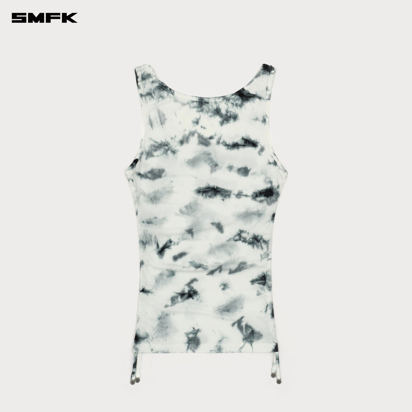 SMFK FUTURE Mirage Tie-dye Shutter Sports Vest Black And White