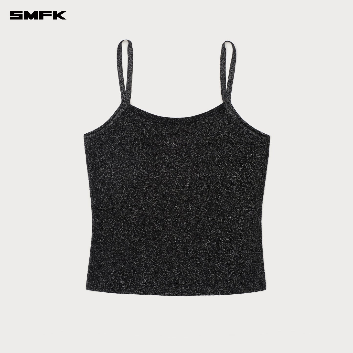 SMFK Future Nebula Knitted Strap Top Nebula Black
