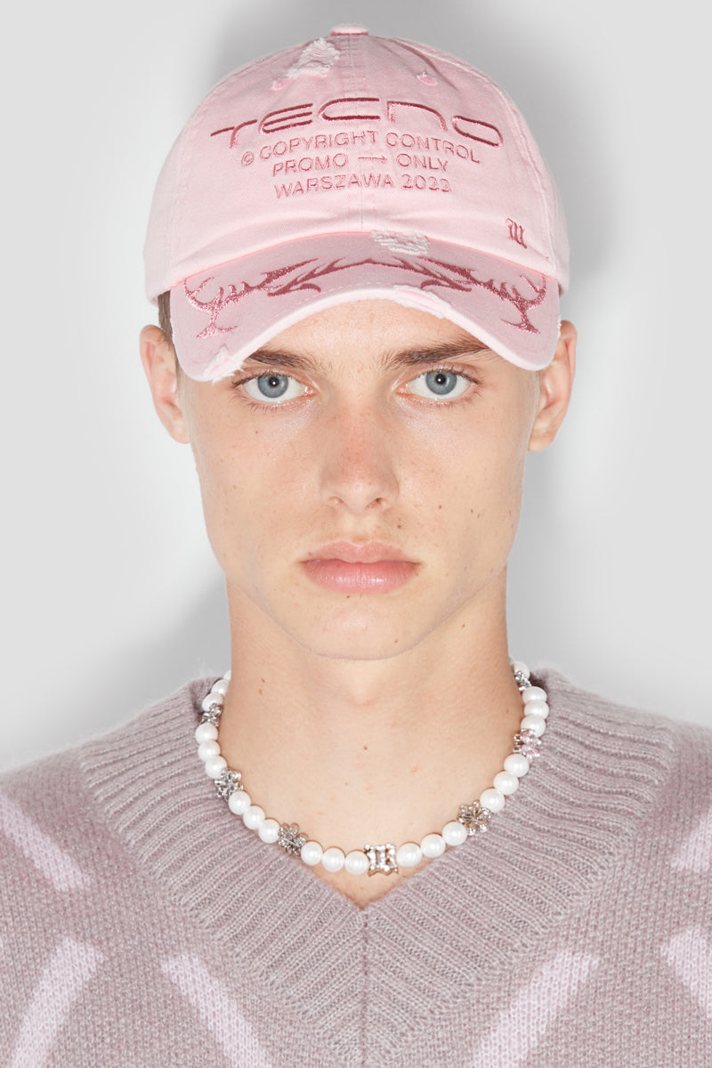 MISBHV Tecno Cap Washed Bubblegum