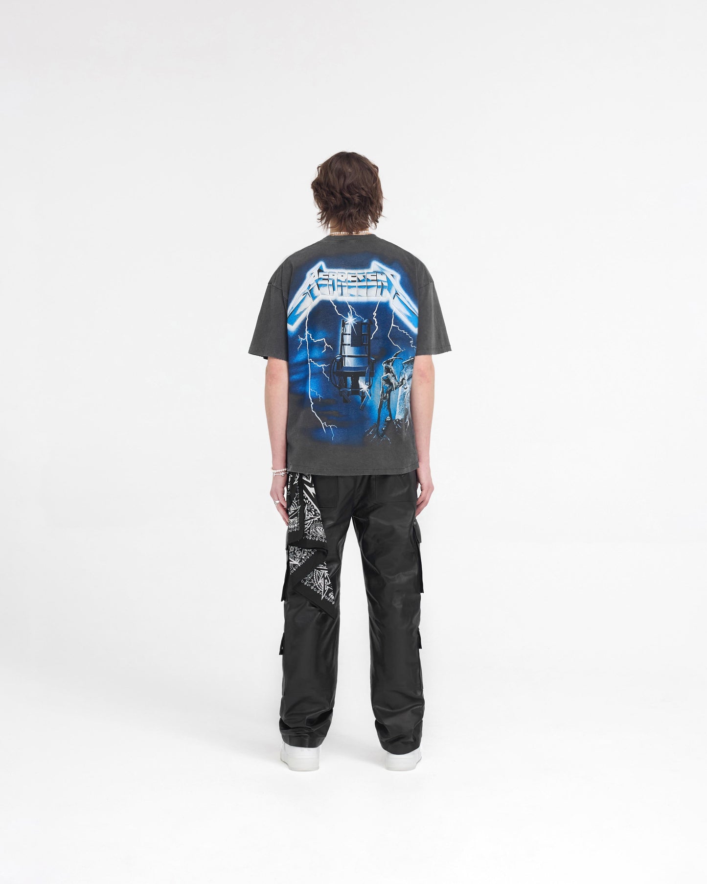 REPRESENT Metallica Ride The Lightning SS T-shirt Vintage Grey
