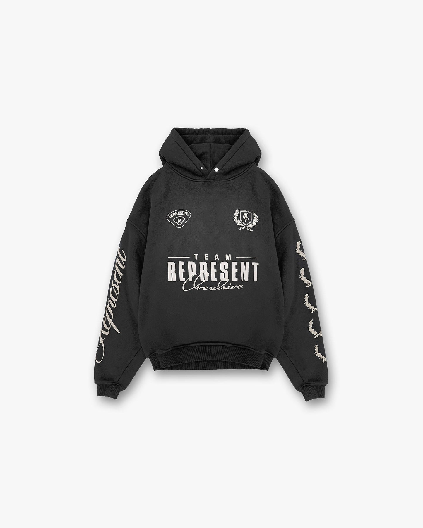 REPRESENT World Championship Hoodie Stained Black