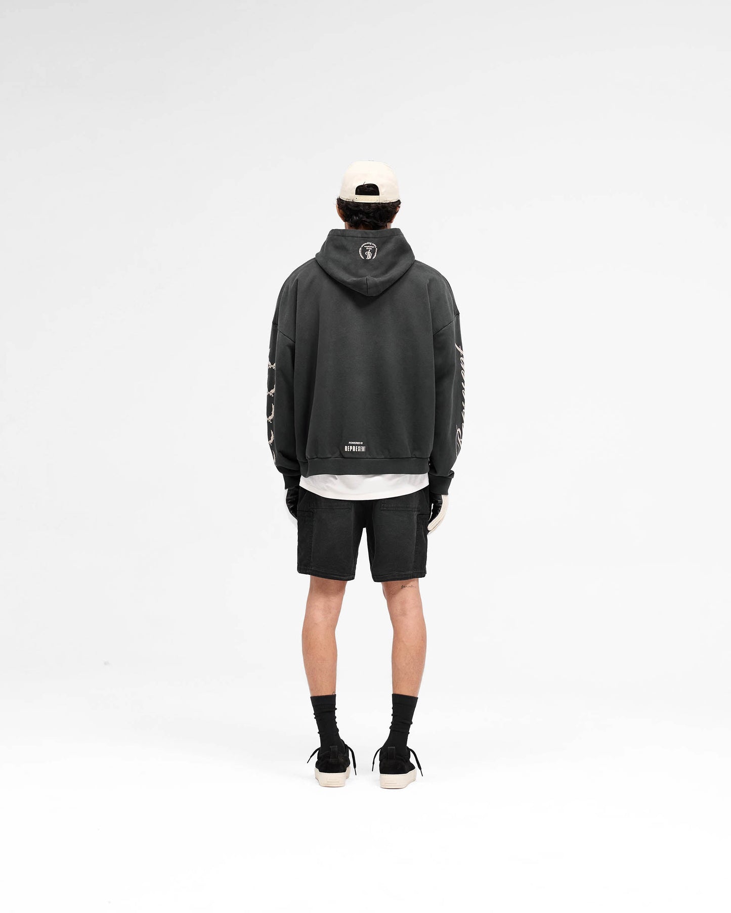 REPRESENT World Championship Hoodie Stained Black