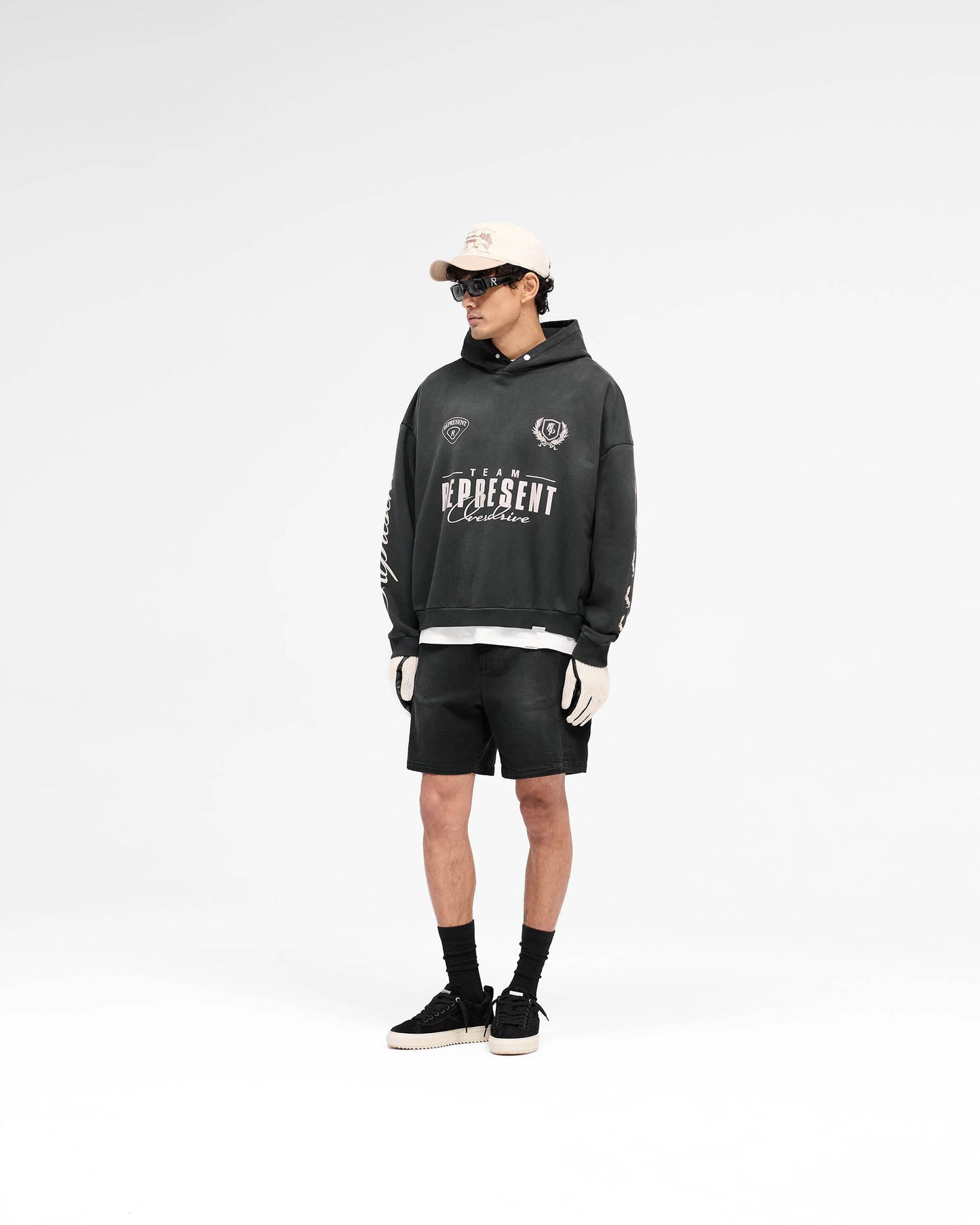 REPRESENT World Championship Hoodie Stained Black