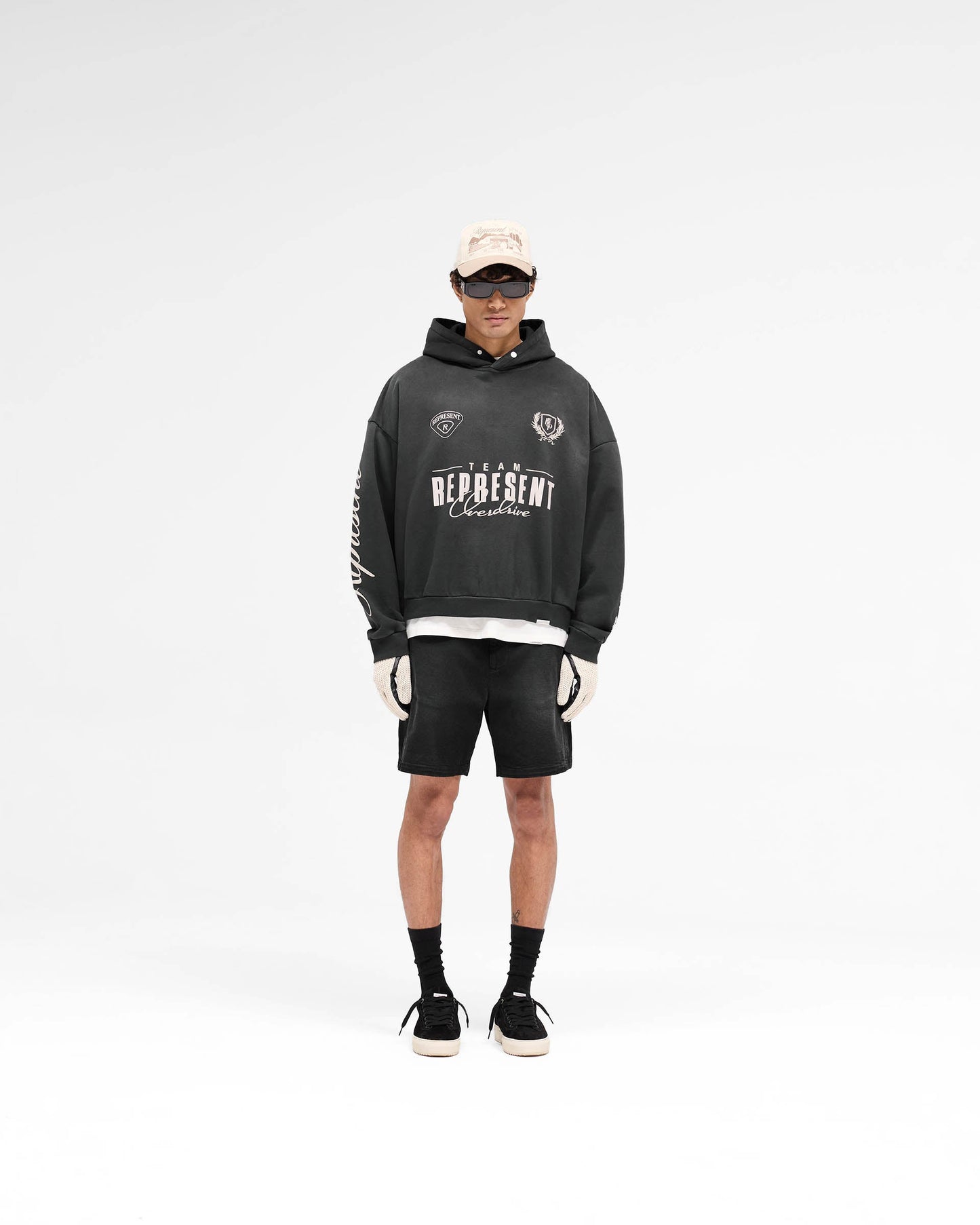 REPRESENT World Championship Hoodie Stained Black