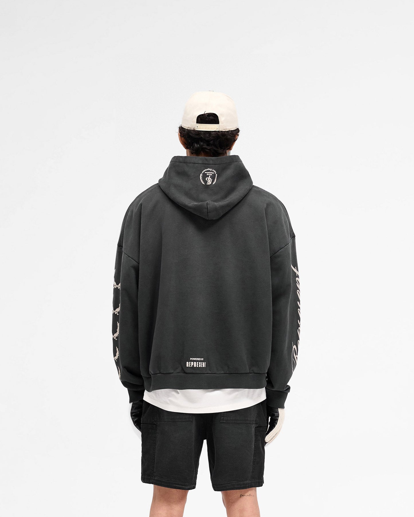 REPRESENT World Championship Hoodie Stained Black