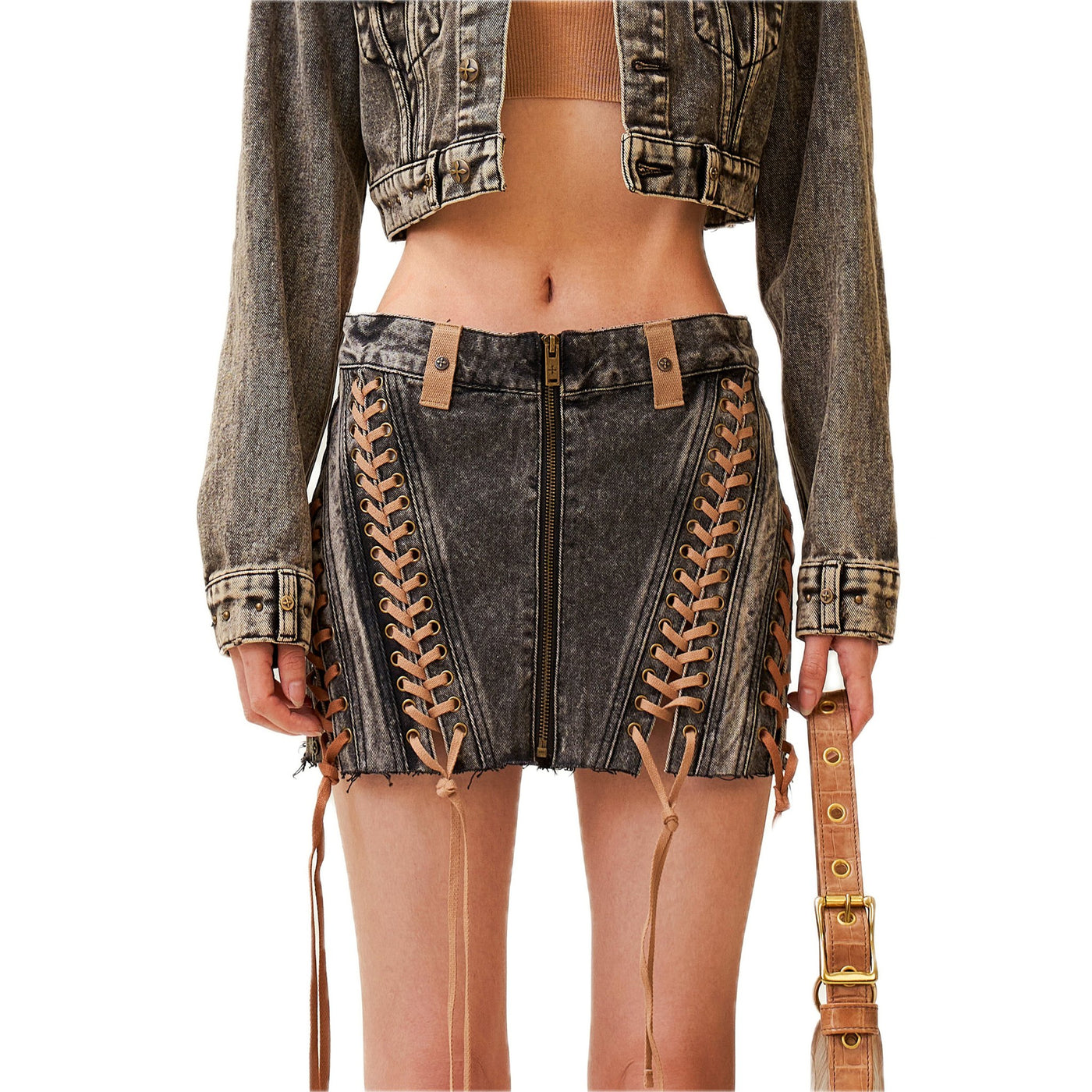 SMFK Ancient Myth Cobra Woven Work Skirt