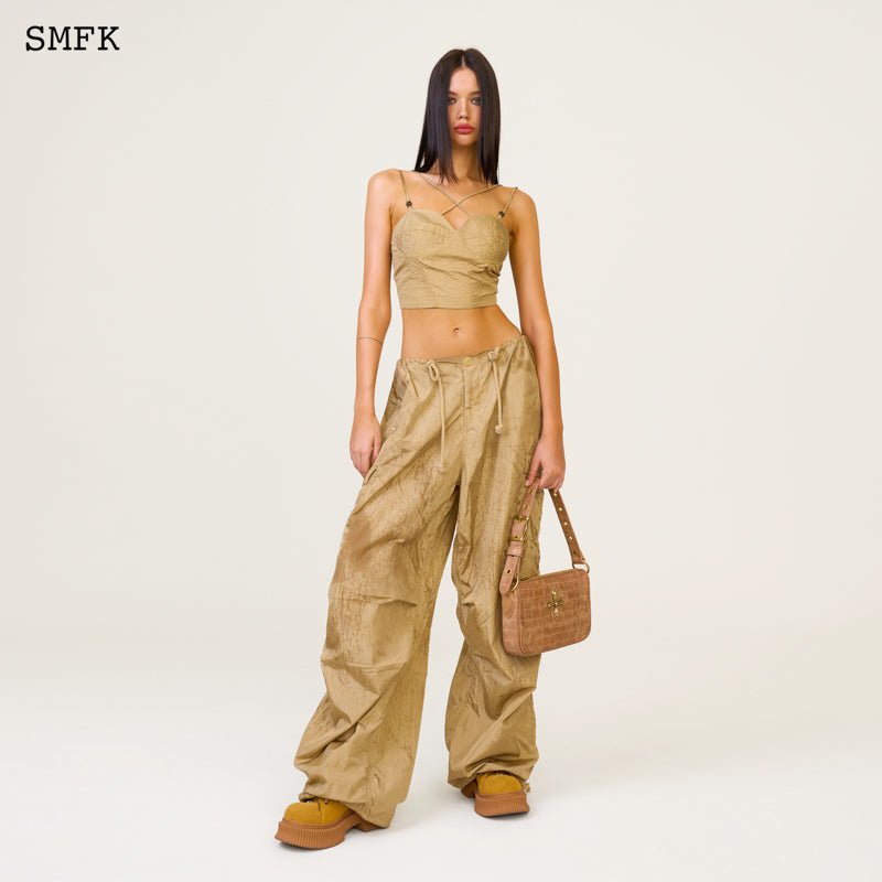 SMFK Ancient Myth Golden Snake Hunting Quilted Sling Top