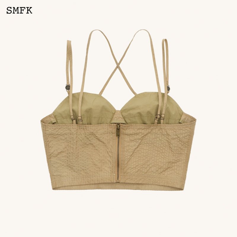 SMFK Ancient Myth Golden Snake Hunting Quilted Sling Top