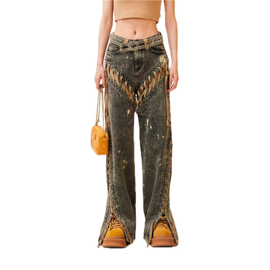 SMFK Ancient Myth Hurricane Wide Leg Jeans