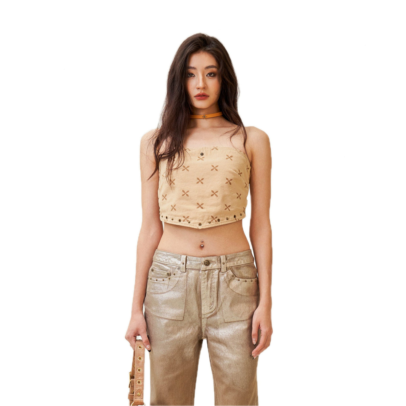 SMFK Ancient Myth Temple Garden Square Scarf Bustier