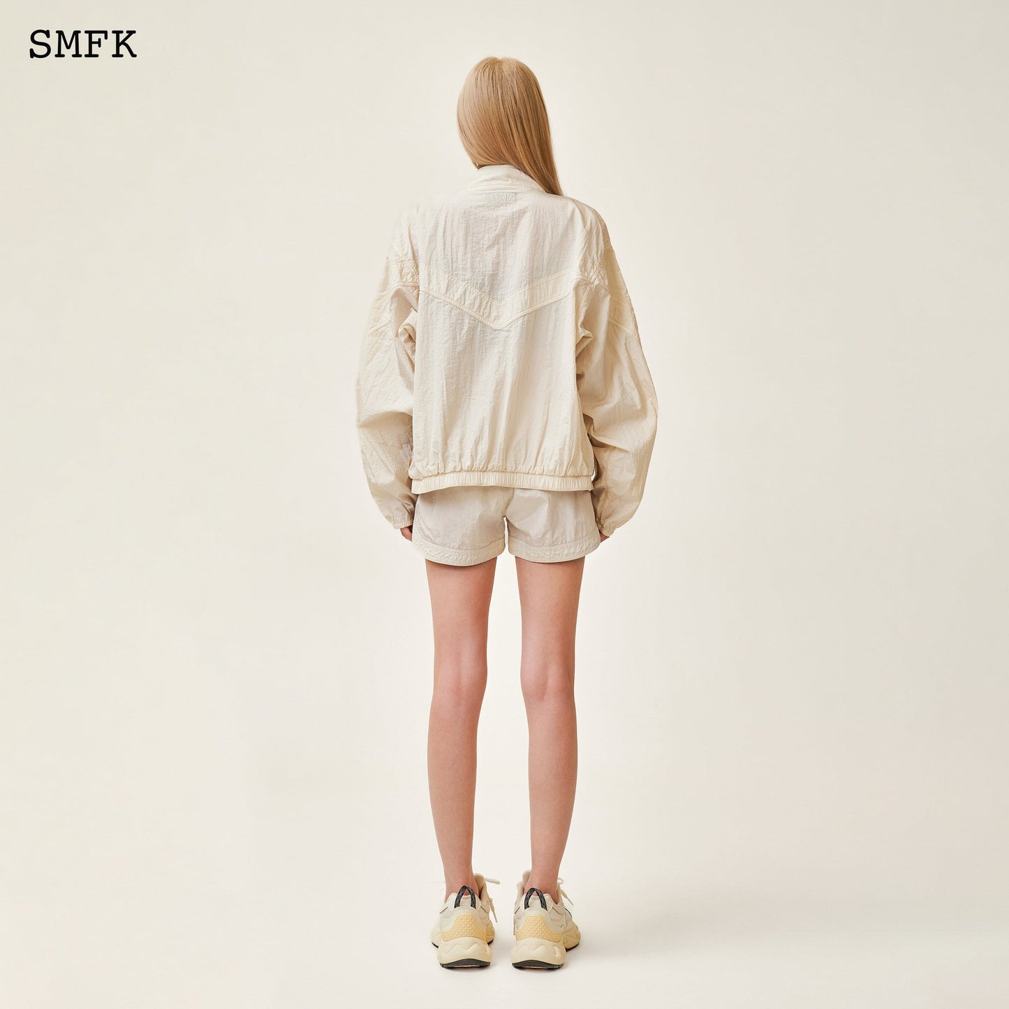 SMFK Ancient Myth Viper Alloy Loose Training Jacket White