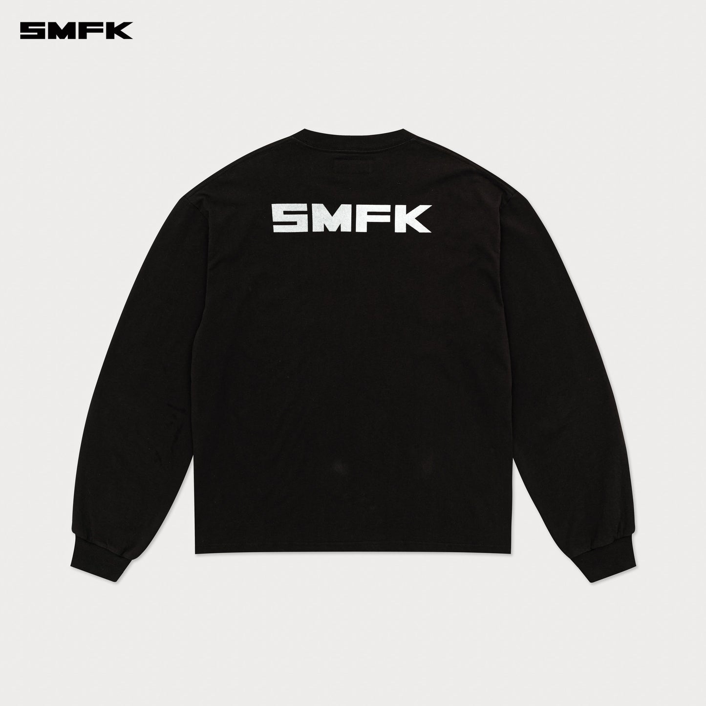 SMFK Compass Black Magnolia Oversize Sweatshirt